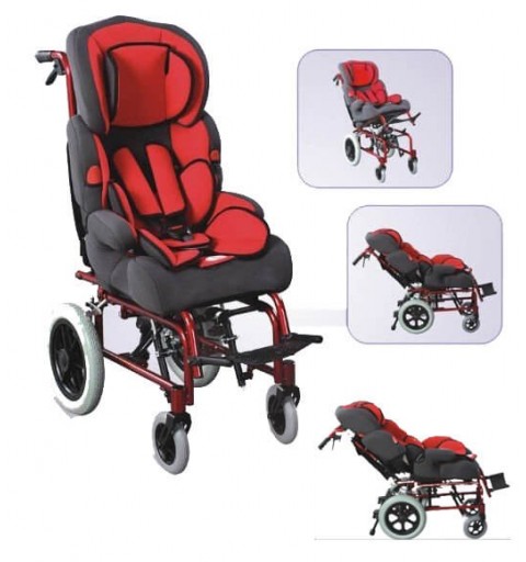 Carucior cu rotile, multipozabil, pentru copii - FS258LBYGP