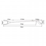 AU122 -  Baston de prindere din plastic 55 cm