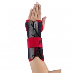 Orteza lunga de mana cu atela pentru articulatie cu sireturi, din jeans - ARJ19B