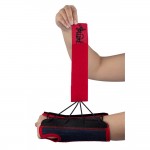 Orteza lunga de mana cu atela pentru articulatie cu sireturi, din jeans - ARJ19B