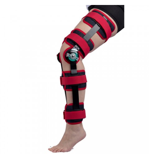 Orteza imobilizare pentru genunchi cu unghi reglabil, din jeans - Armor ARJ1011