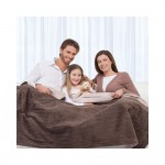 Patura electrica din microfibra pentru doua persoane, 180 x 140 cm, 6 trepte de temperatura  - Relaxy TH-02
