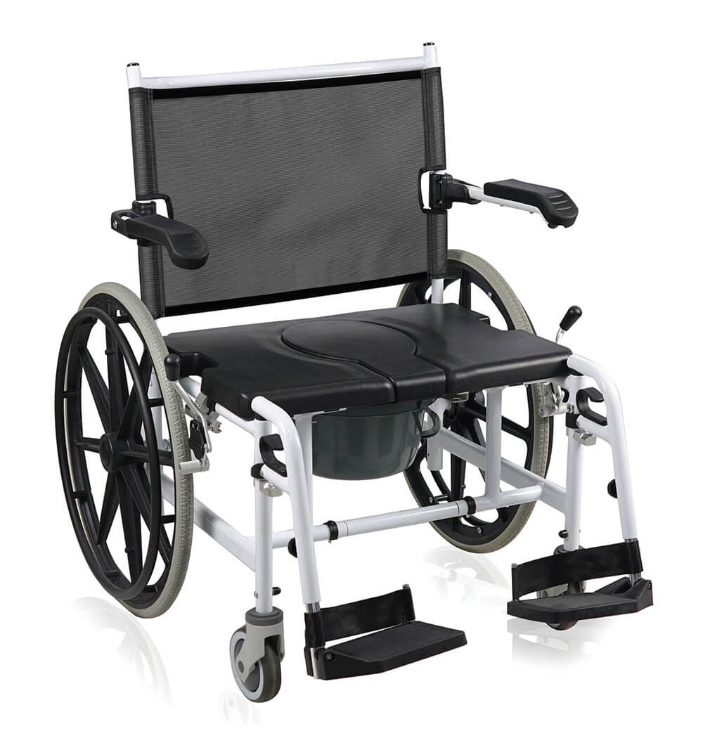 Scaun bariatric pentru baie si toaleta, cu sezut de 50 cm - RH840