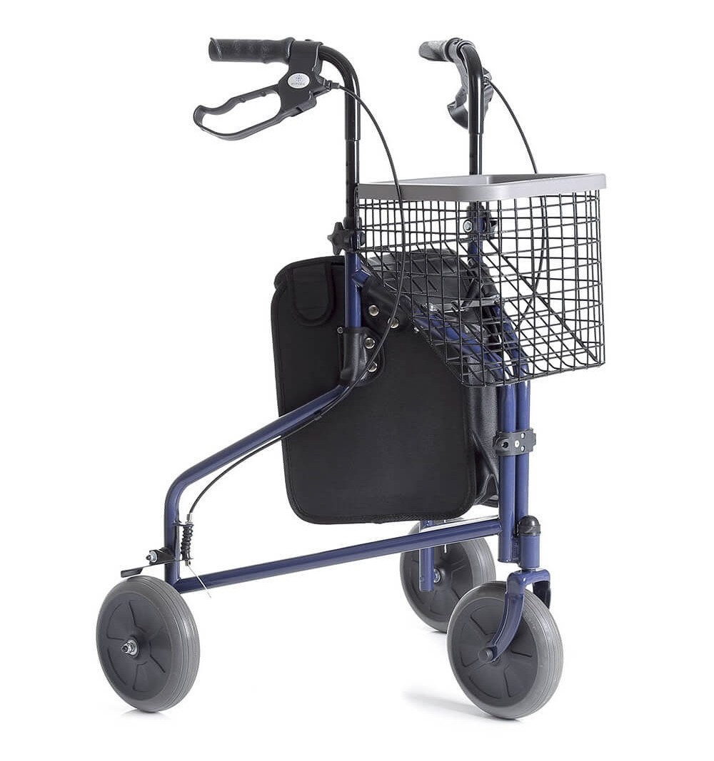 Rolator cu 3 roti, cos si geanta - RP685B Cryo