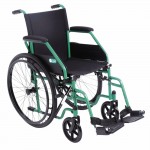 Carucior cu rotile pliabil, cu actionare manuala - CP110 Next, verde