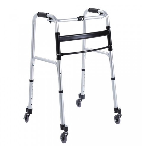 Cadru de mers pliabil, cu 4 roti mobile - RP733