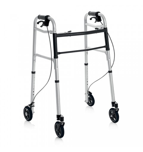 Cadru de mers pliabil, cu 4 roti - DB350