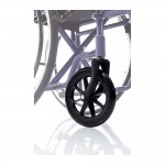 Roata fata din PVC, cu diametru de 20 cm, pentru carucior cu rotile - CPR140