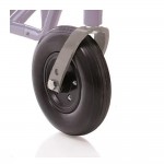 Roata frontala din PU pentru carucior cu rotile, cu diametru de 20 cm - CPR141
